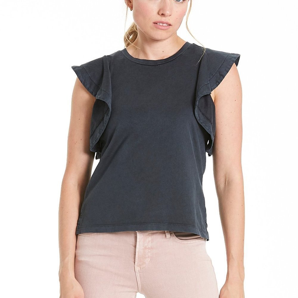 NWOT Another Love Pinky Cascading Ruffle Tank
